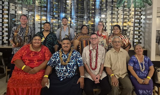 samoa.abschiedsessen mit interviewpartnern.1